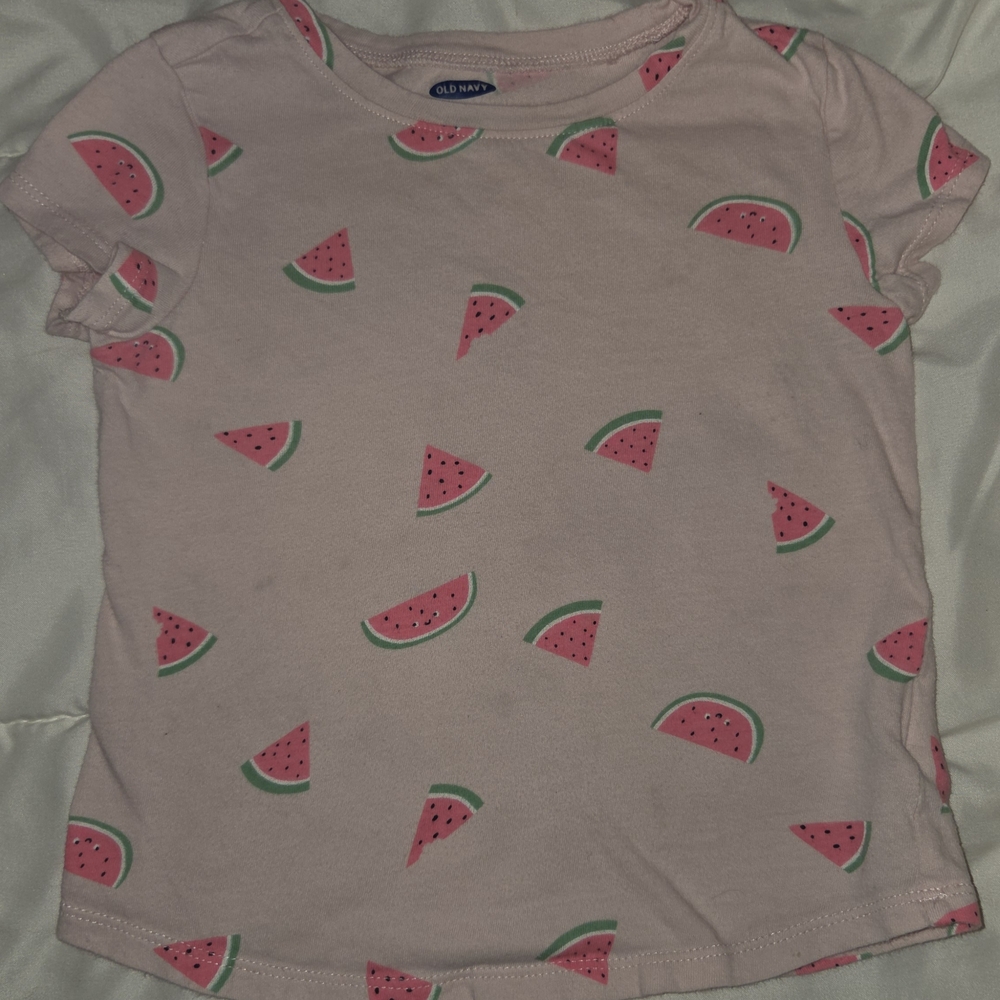 Old Navy Watermelon Slice Kids Tee - Pink